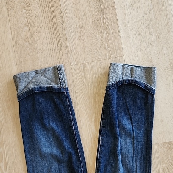 Maternity indigo Blue Cuffed DENIM GREAT SHAPE - Picture 2 of 5